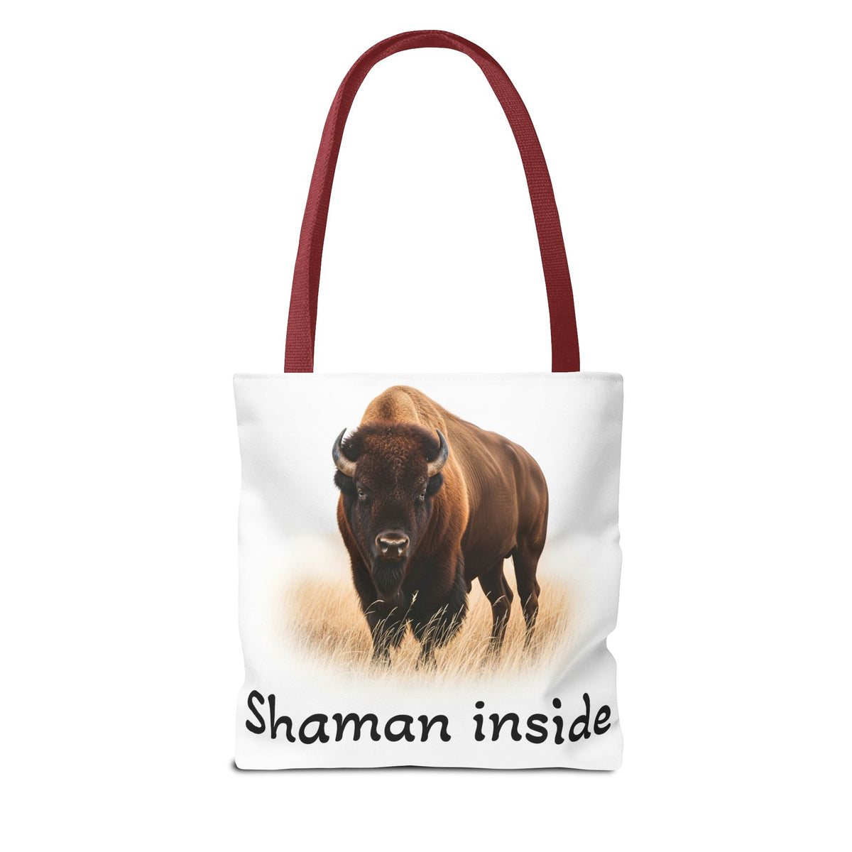 Buffalo 'Shaman Inside' Tote Bag