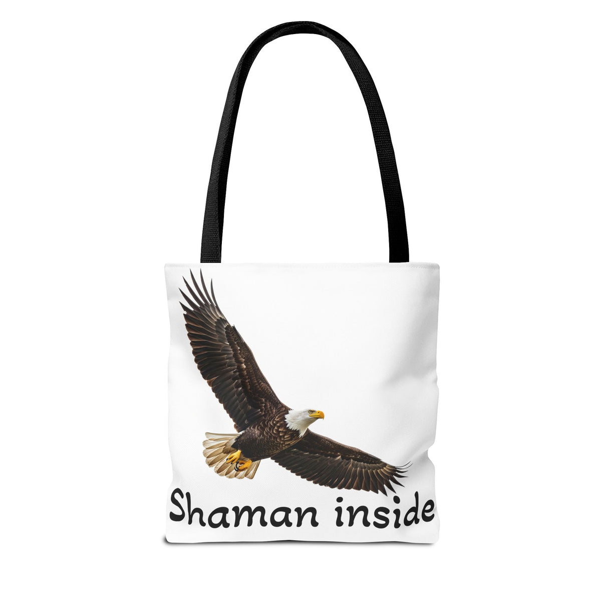 Bald Eagle 'Shaman Inside' Tote Bag