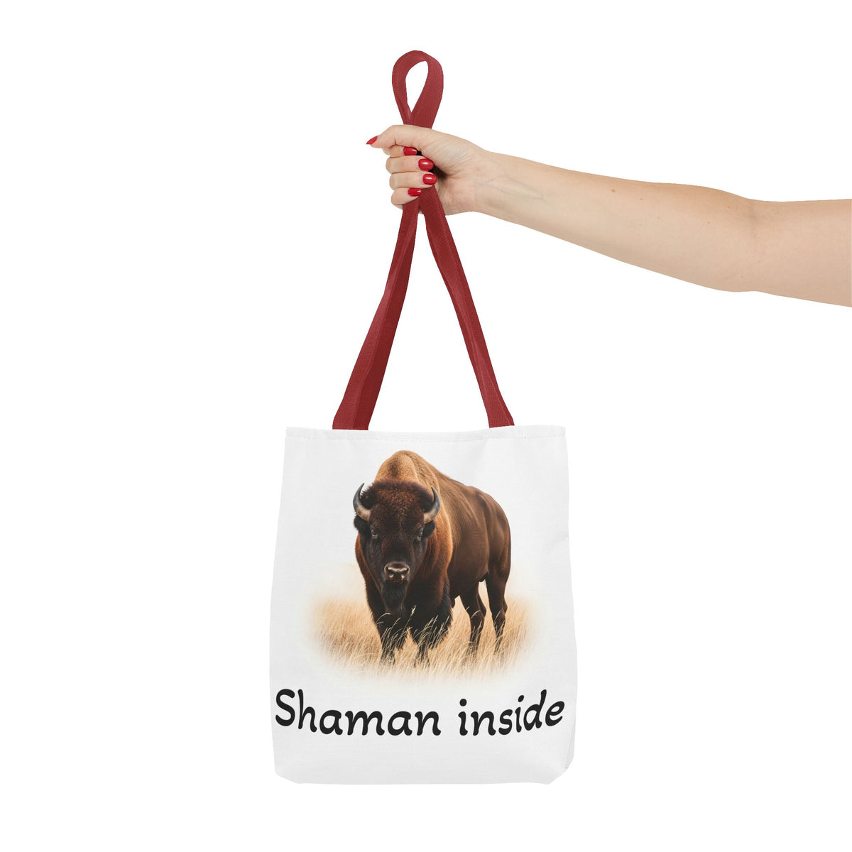 Buffalo 'Shaman Inside' Tote Bag