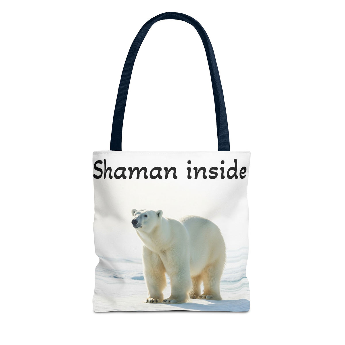 Borsa Tote Shaman Inside – Shopper con natura spirituale di orso polare