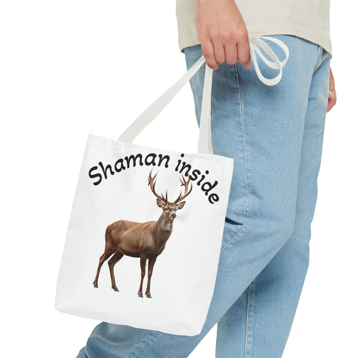 Shaman Inside Deer Tote Bag