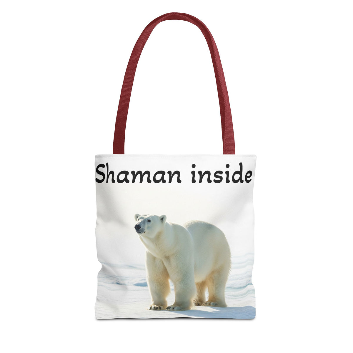 Borsa Tote Shaman Inside – Shopper con natura spirituale di orso polare