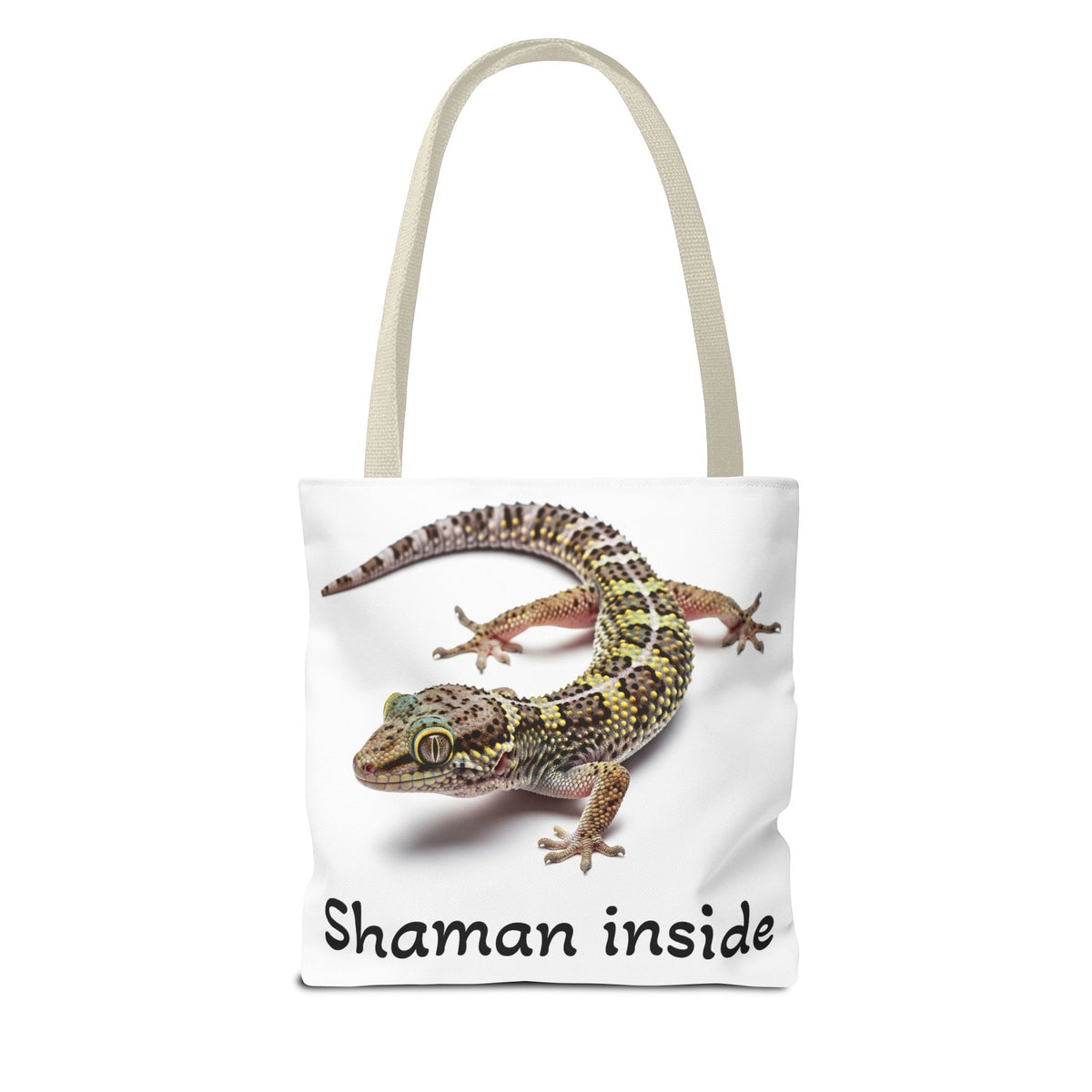 Tote — 'Shaman Inside' Gecko Graphic Tote Bag