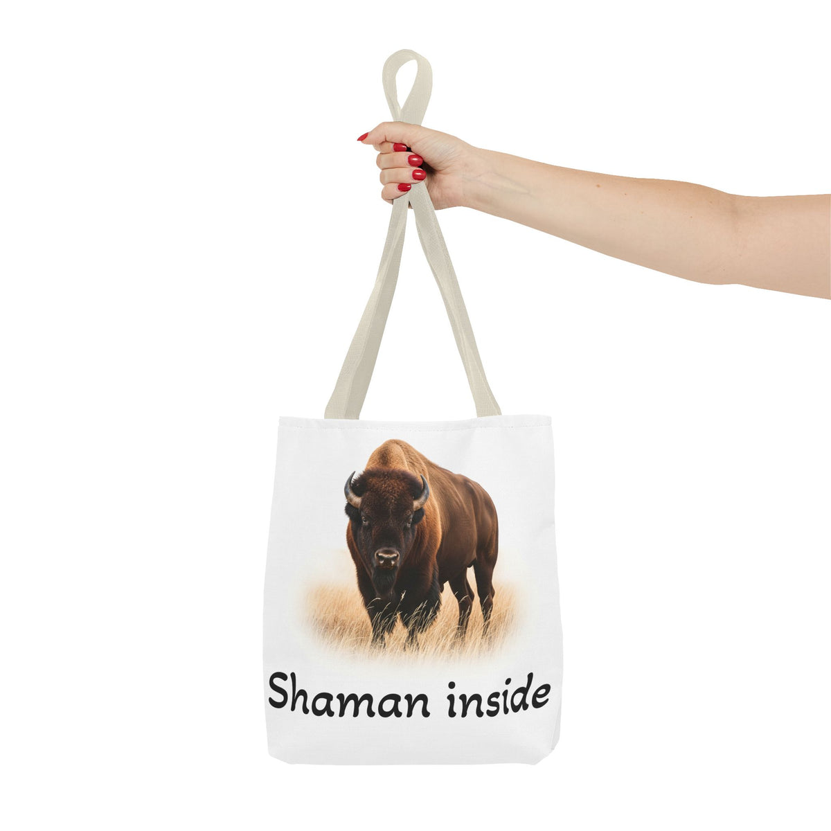Buffalo 'Shaman Inside' Tote Bag