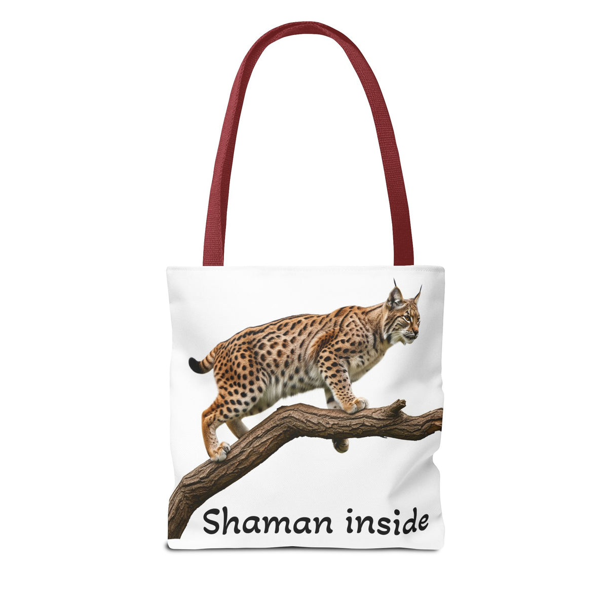 Lynx 'Shaman Inside' Tote Bag - Wildlife Spirit Animal Canvas Tote