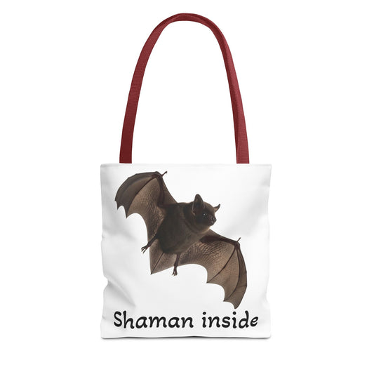 Shaman Inside Tote Bag – Bat Spirit Animal Canvas Tote