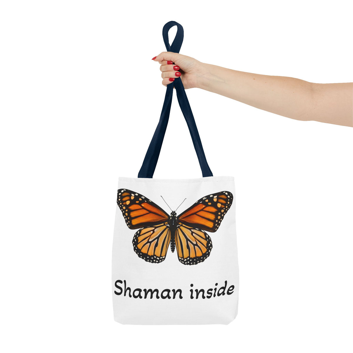 Shaman Inside Monarch Butterfly Tote Bag