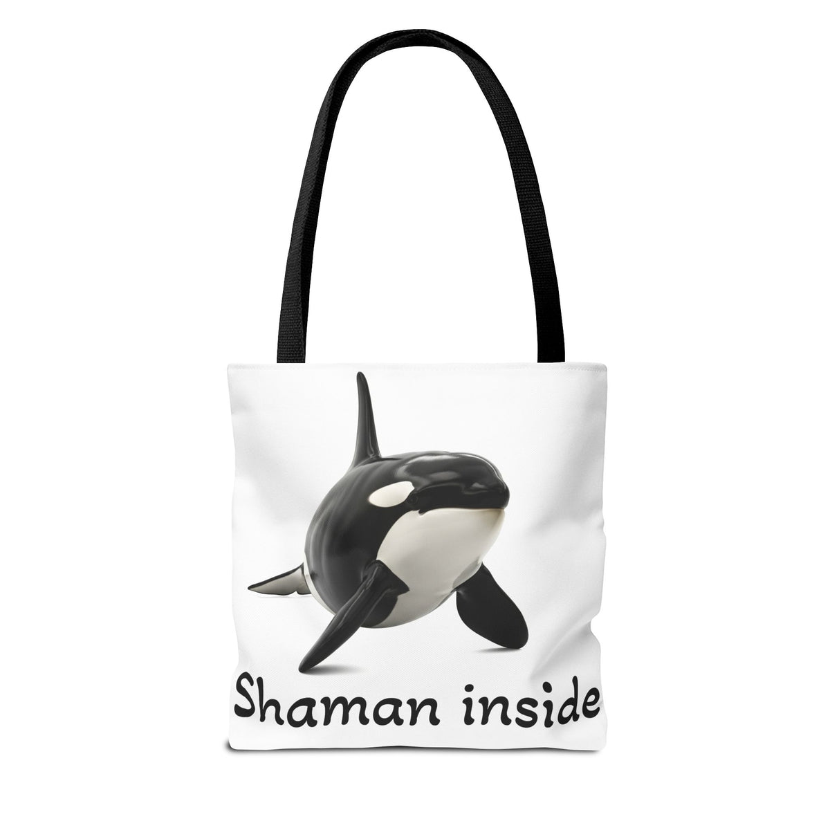 Orca "Shaman Inside" Tote Bag – Spiritual Whale Beach Market Bag