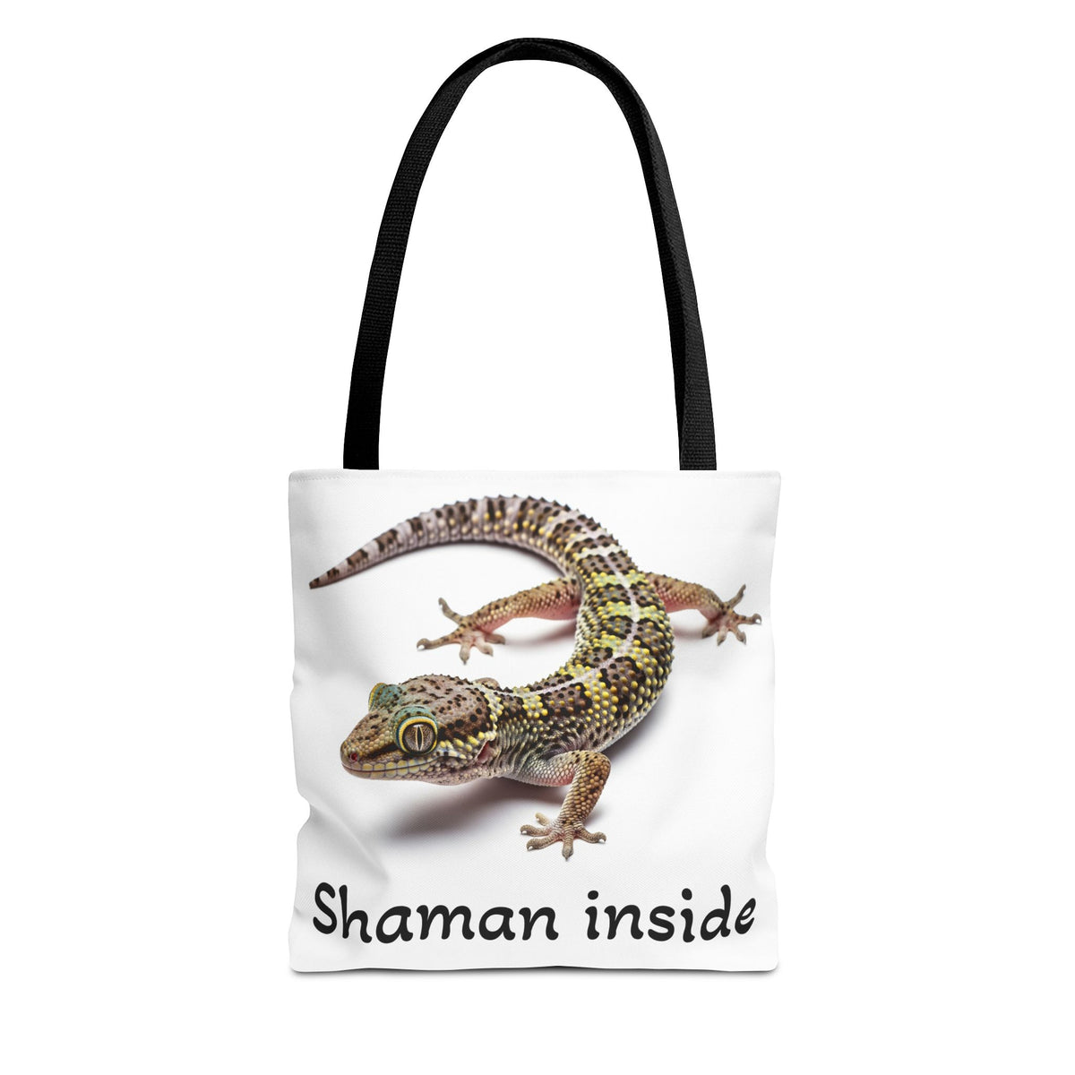 Tote — 'Shaman Inside' Gecko Graphic Tote Bag