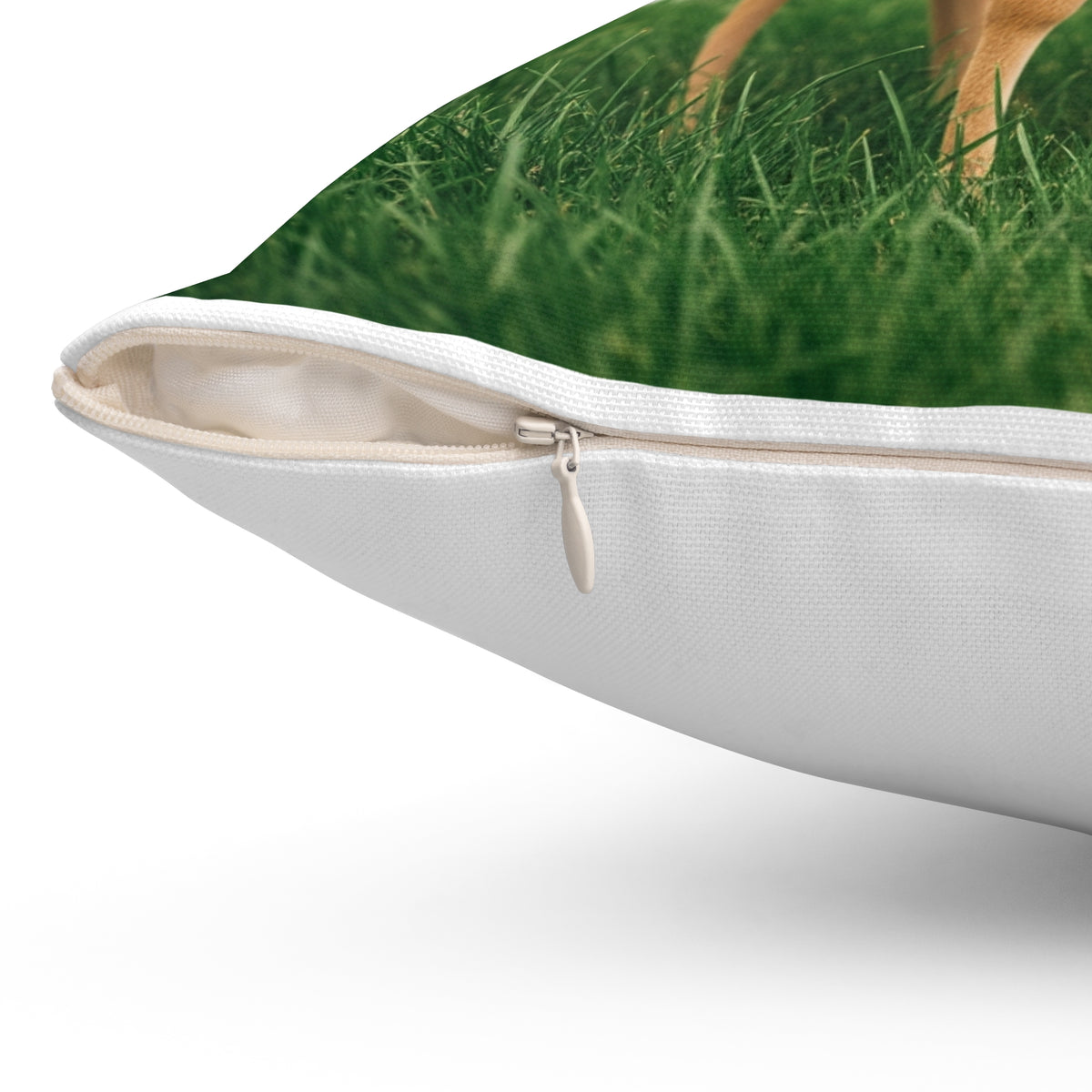 Whimsical Animal Pillow with 'Shaman Inside'