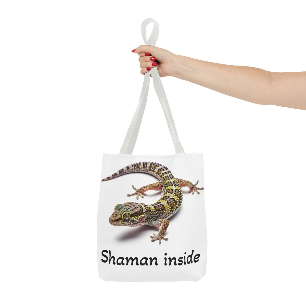 Tote — 'Shaman Inside' Gecko Graphic Tote Bag