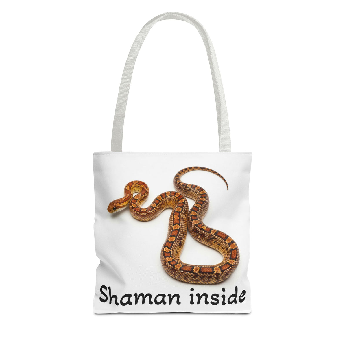 Shaman Inside Snake Tote Bag – Boho Spiritual AOP Carryall
