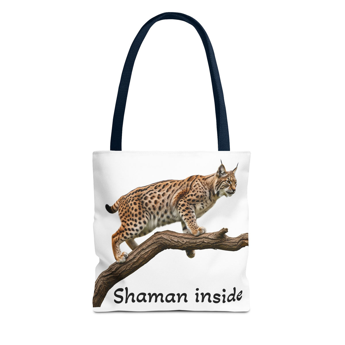 Lynx 'Shaman Inside' Tote Bag - Wildlife Spirit Animal Canvas Tote