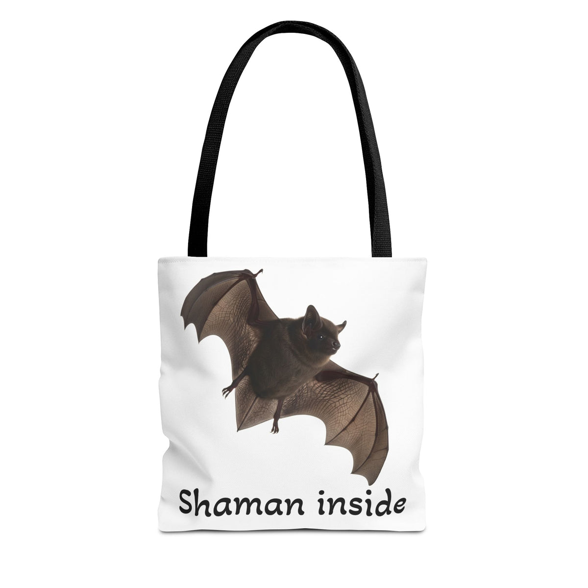 Shaman Inside Tote Bag – Bat Spirit Animal Canvas Tote