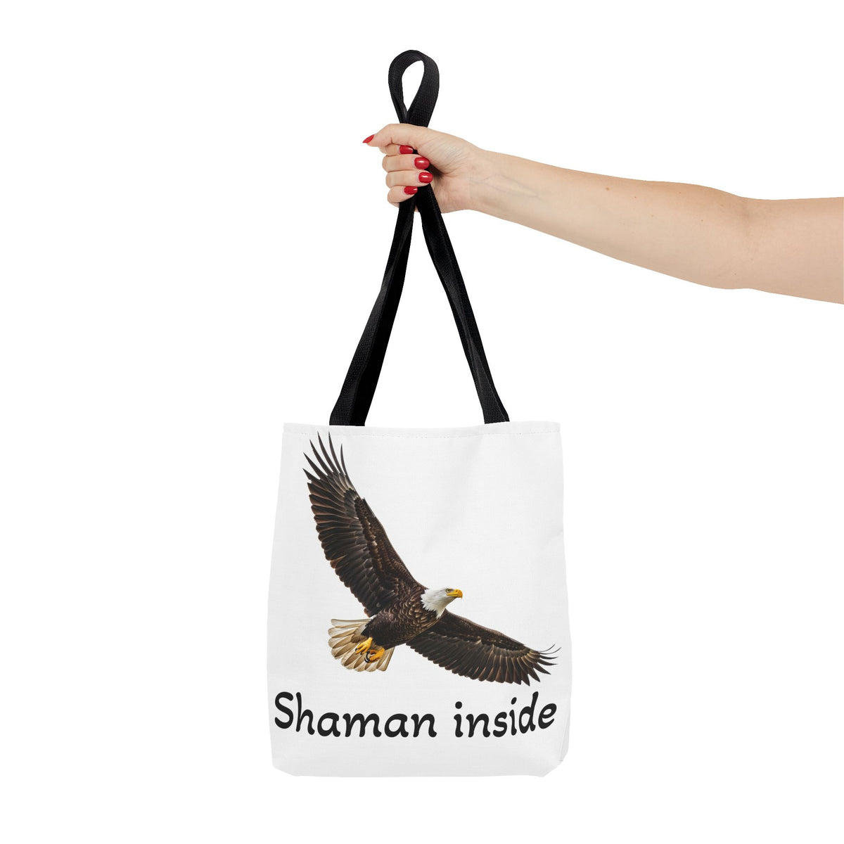 Bald Eagle 'Shaman Inside' Tote Bag