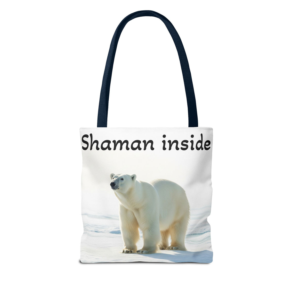 Borsa Tote Shaman Inside – Shopper con natura spirituale di orso polare