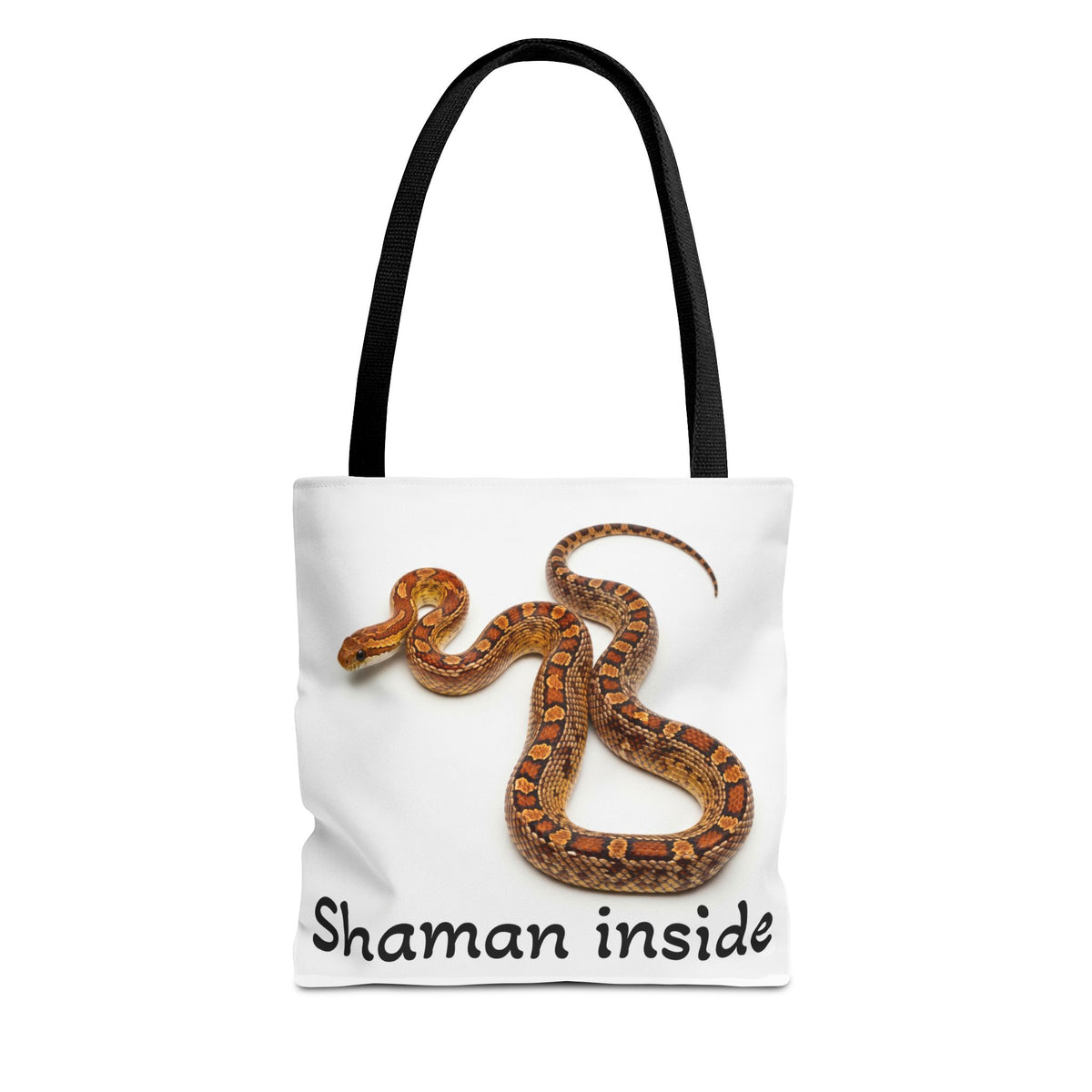 Shaman Inside Snake Tote Bag – Boho Spiritual AOP Carryall