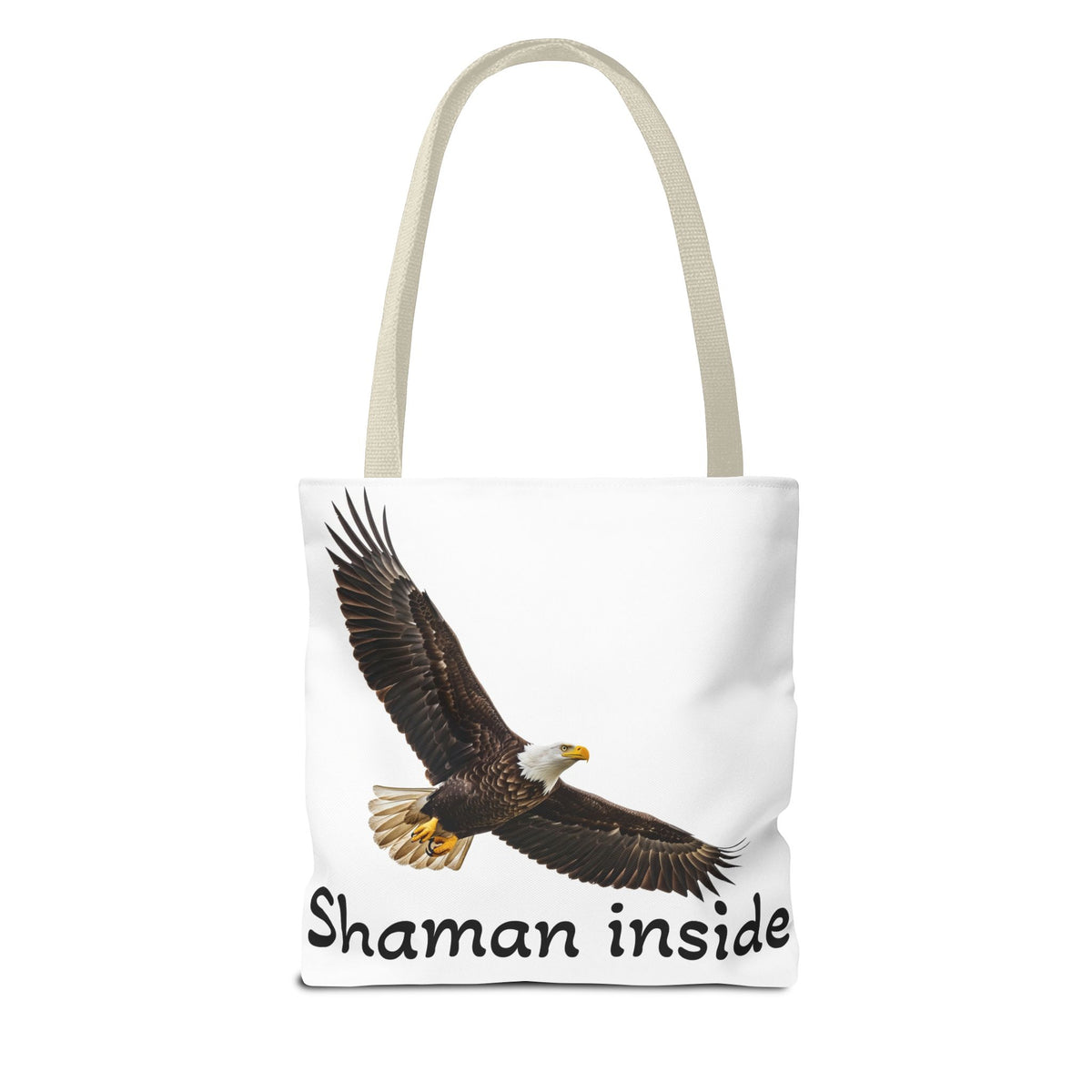 Bald Eagle 'Shaman Inside' Tote Bag