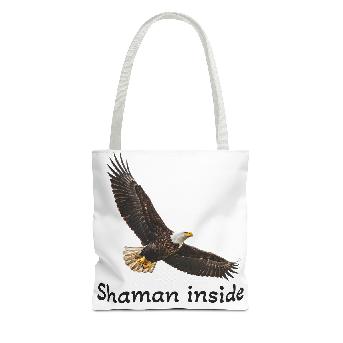 Bald Eagle 'Shaman Inside' Tote Bag