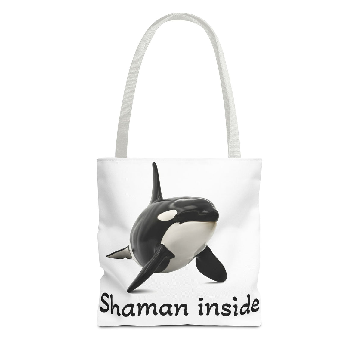 Orca "Shaman Inside" Tote Bag – Spiritual Whale Beach Market Bag