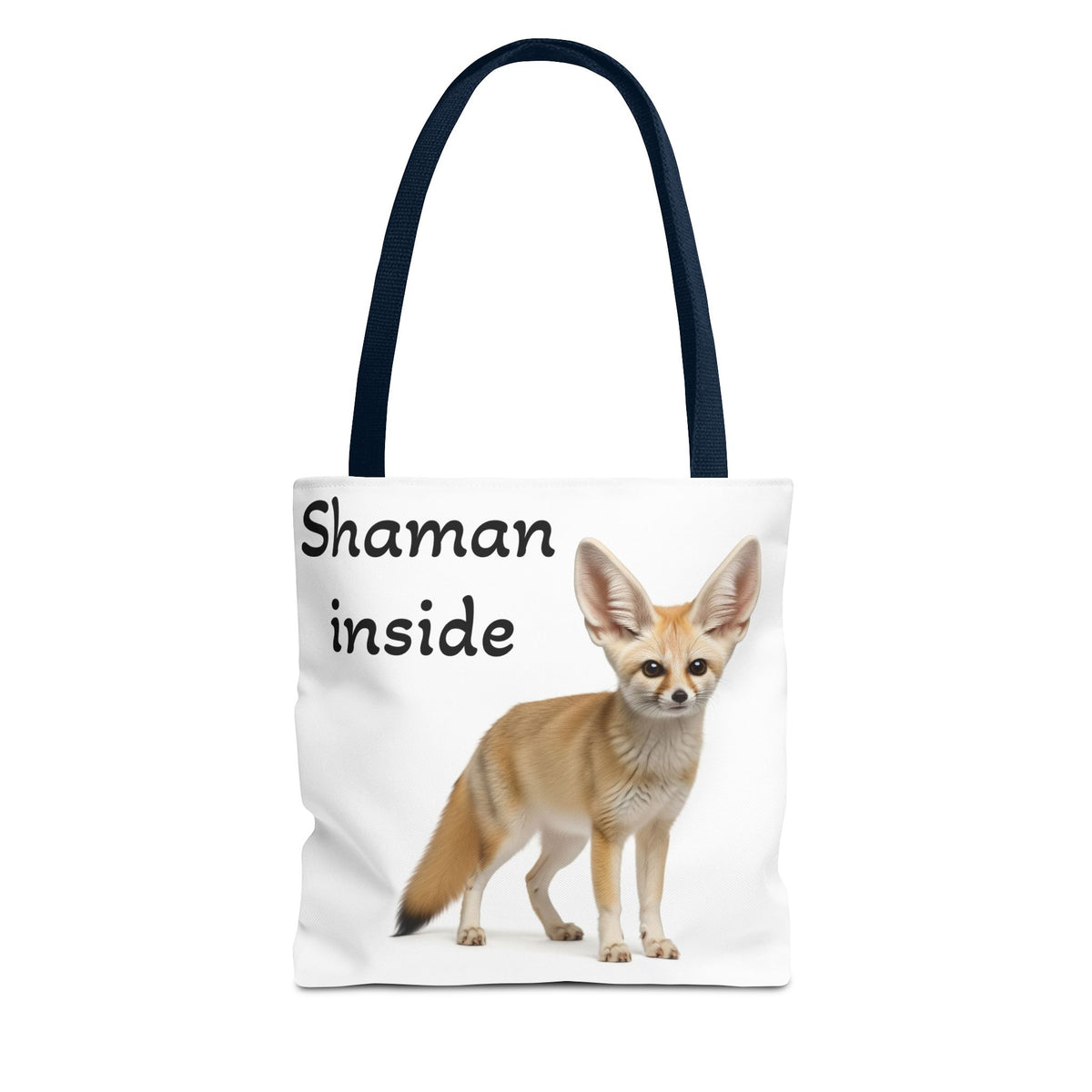 Borsa tote Shaman Inside Fennec Fox – Graziosa borsa per la spesa e per tutti i giorni con stampa di animale spirituale