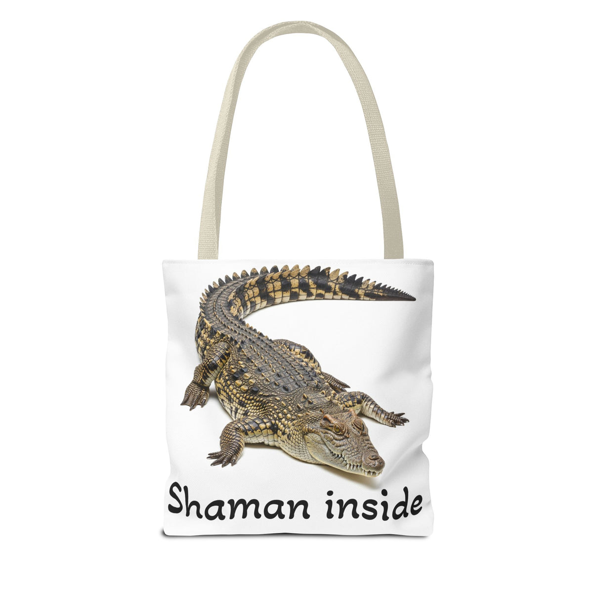 Crocodile "Shaman Inside" Tote Bag