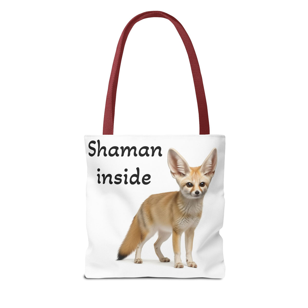 Borsa tote Shaman Inside Fennec Fox – Graziosa borsa per la spesa e per tutti i giorni con stampa di animale spirituale
