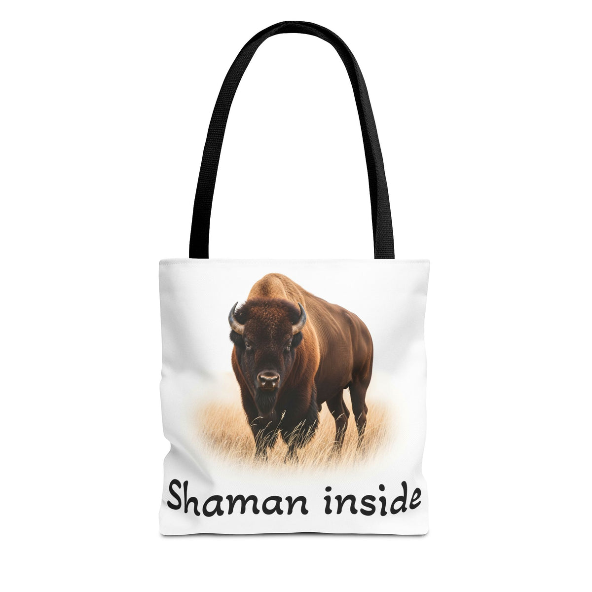 Buffalo 'Shaman Inside' Tote Bag
