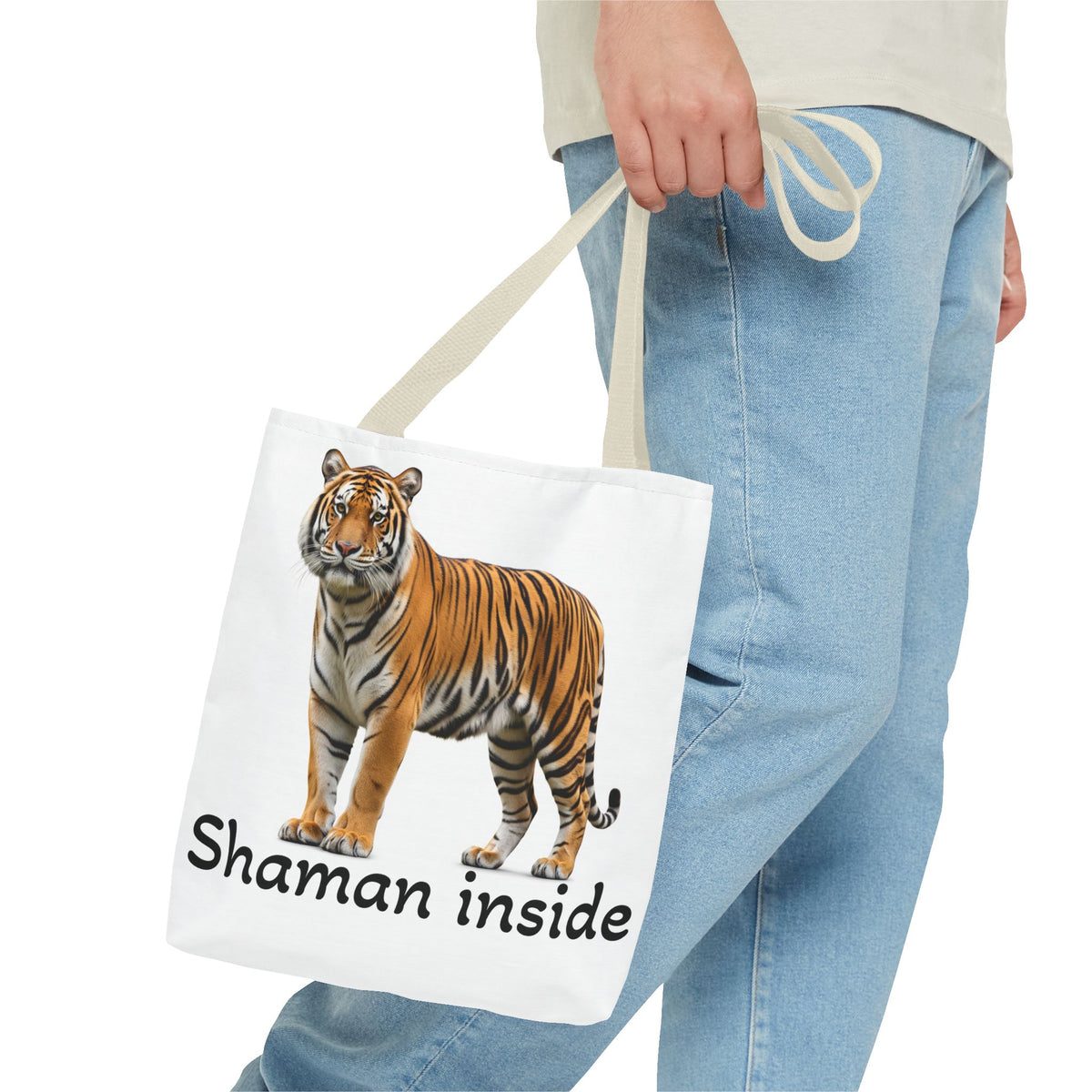 Tiger "Shaman Inside" Tote Bag