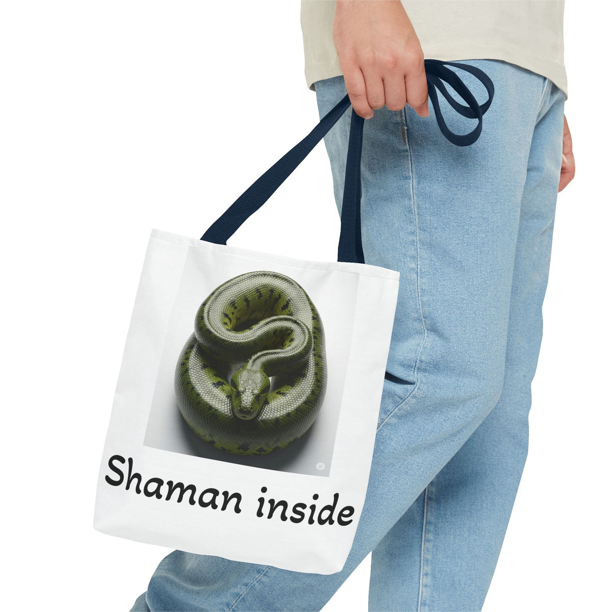 Tote Bag — 'Shaman Inside' Anaconda Spirit Tote