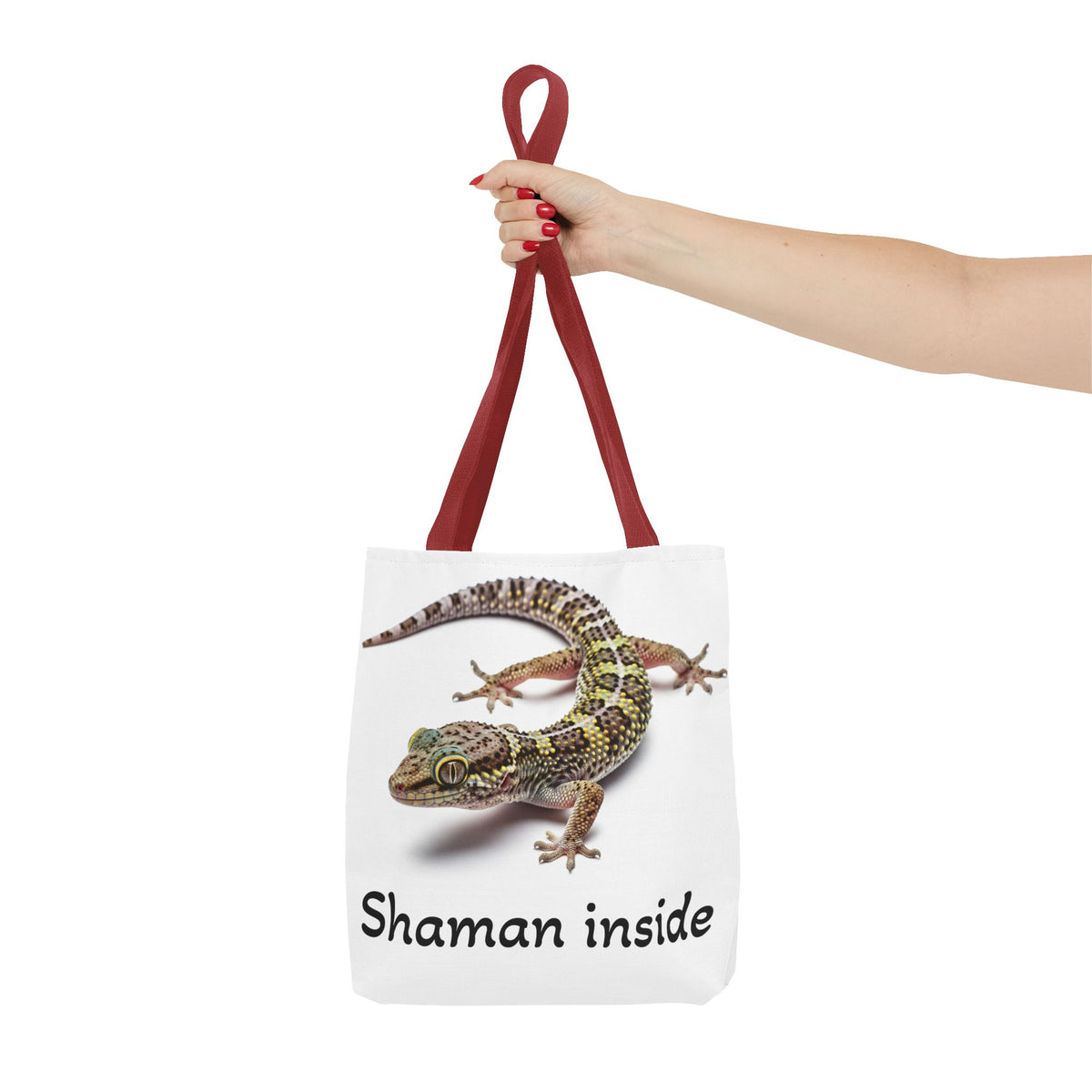 Tote — 'Shaman Inside' Gecko Graphic Tote Bag