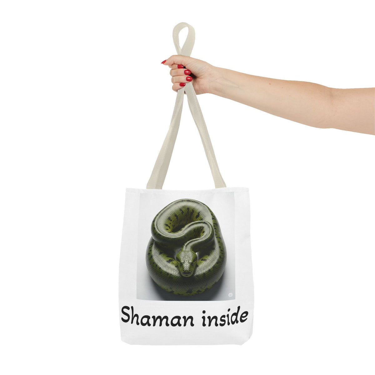 Tote Bag — 'Shaman Inside' Anaconda Spirit Tote