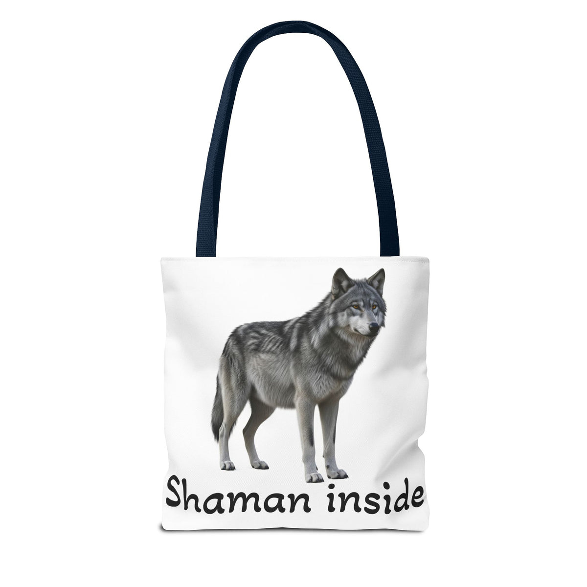 Borsa tote Lupo 'Shaman Inside' – Borsa in tela natura spirituale