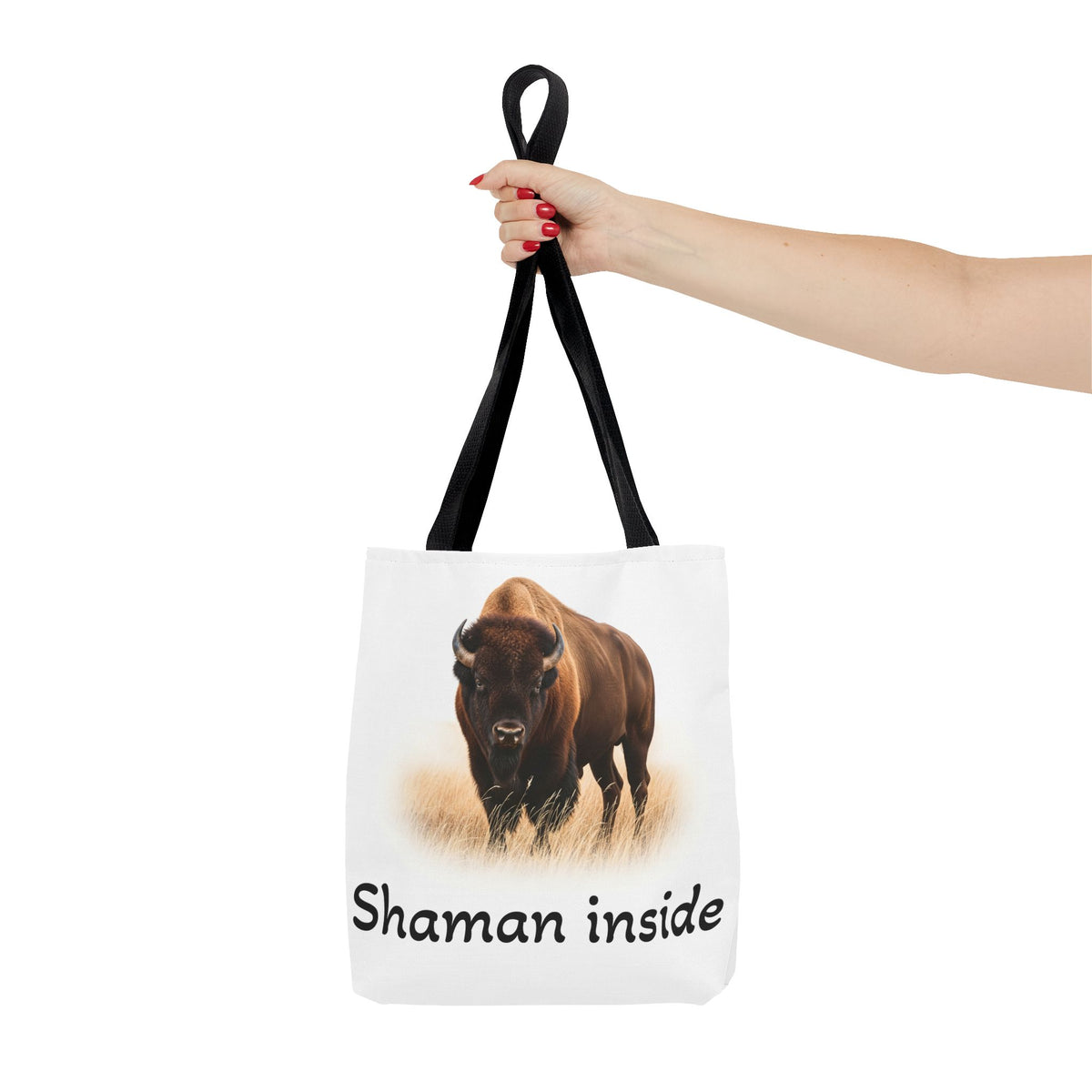 Buffalo 'Shaman Inside' Tote Bag
