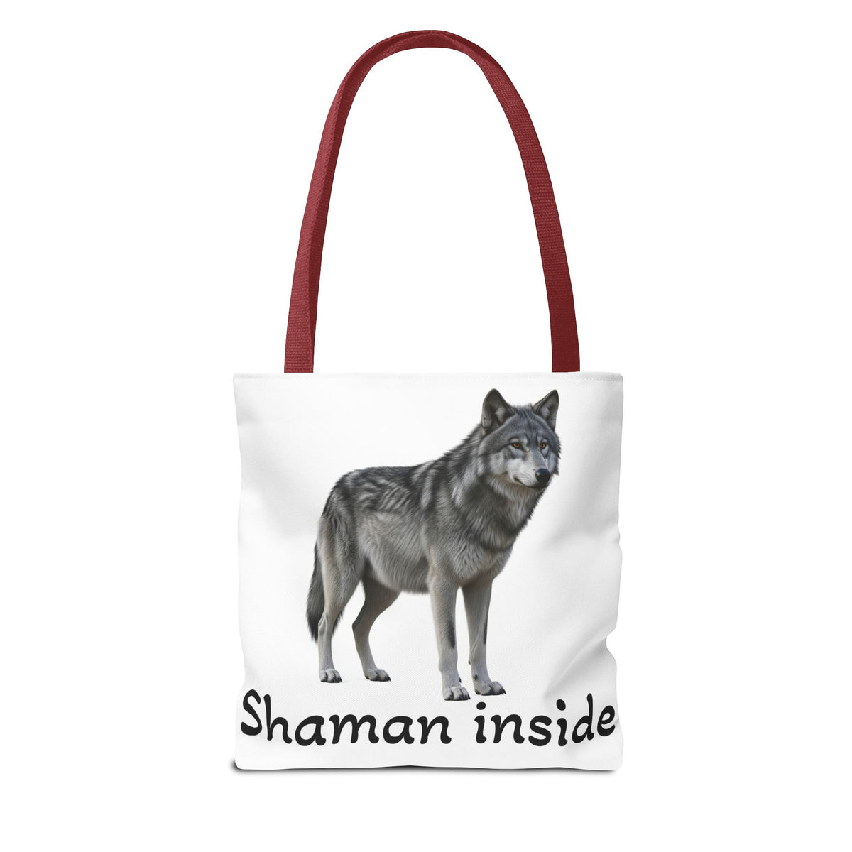 Borsa tote Lupo 'Shaman Inside' – Borsa in tela natura spirituale