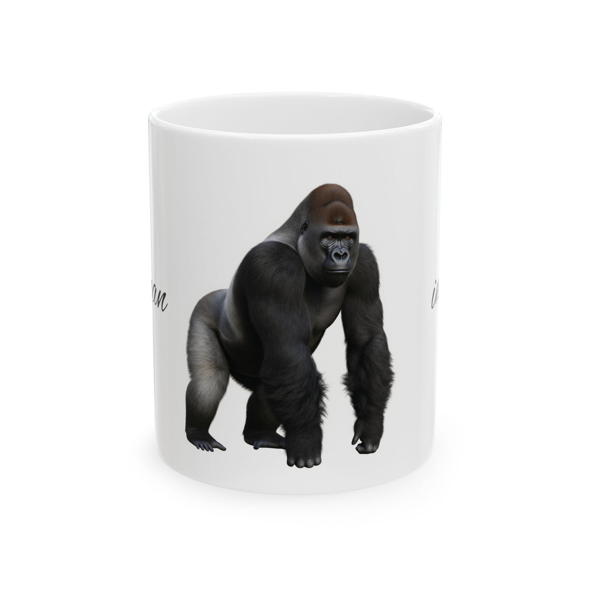 🦍 Tazza Gorilla Spirit – Forza con cuore
