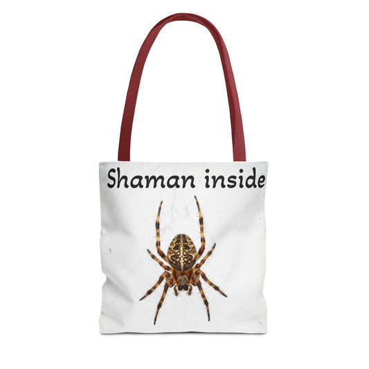 Tote Bag — "Shaman Inside" Spider Graphic Tote