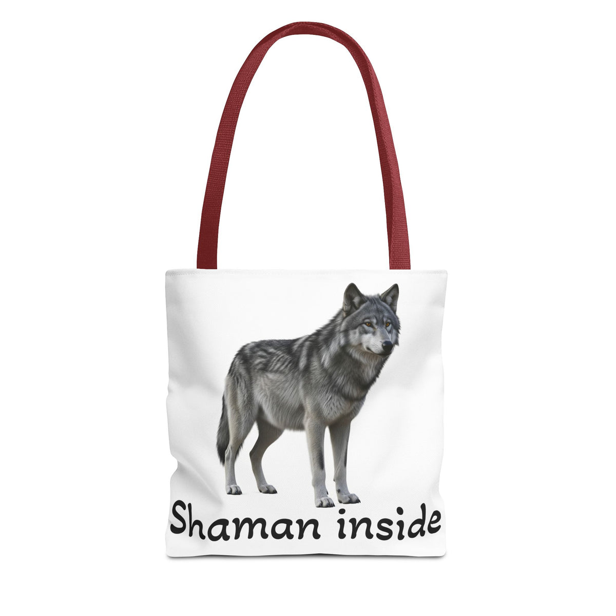 Borsa tote Lupo 'Shaman Inside' – Borsa in tela natura spirituale