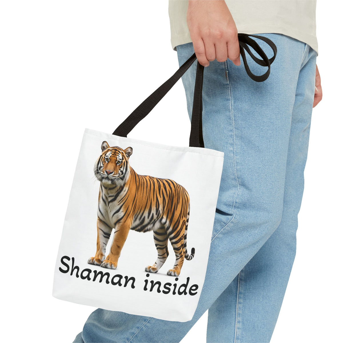 Tiger "Shaman Inside" Tote Bag
