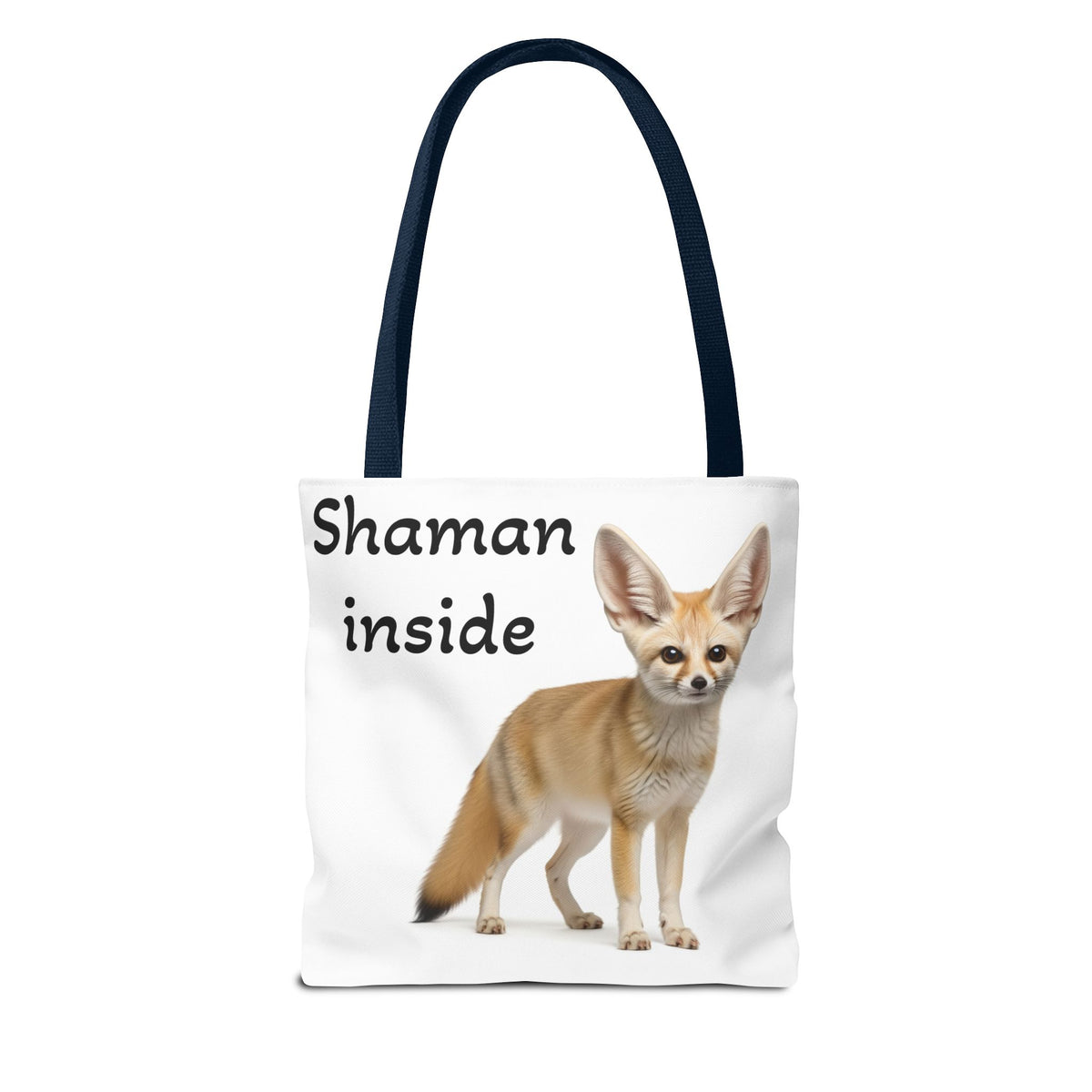 Borsa tote Shaman Inside Fennec Fox – Graziosa borsa per la spesa e per tutti i giorni con stampa di animale spirituale