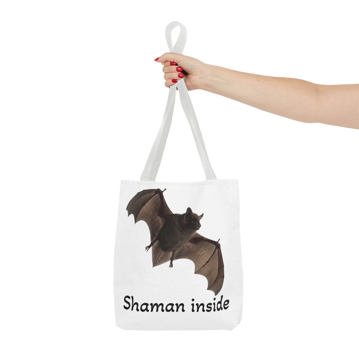Shaman Inside Tote Bag – Bat Spirit Animal Canvas Tote