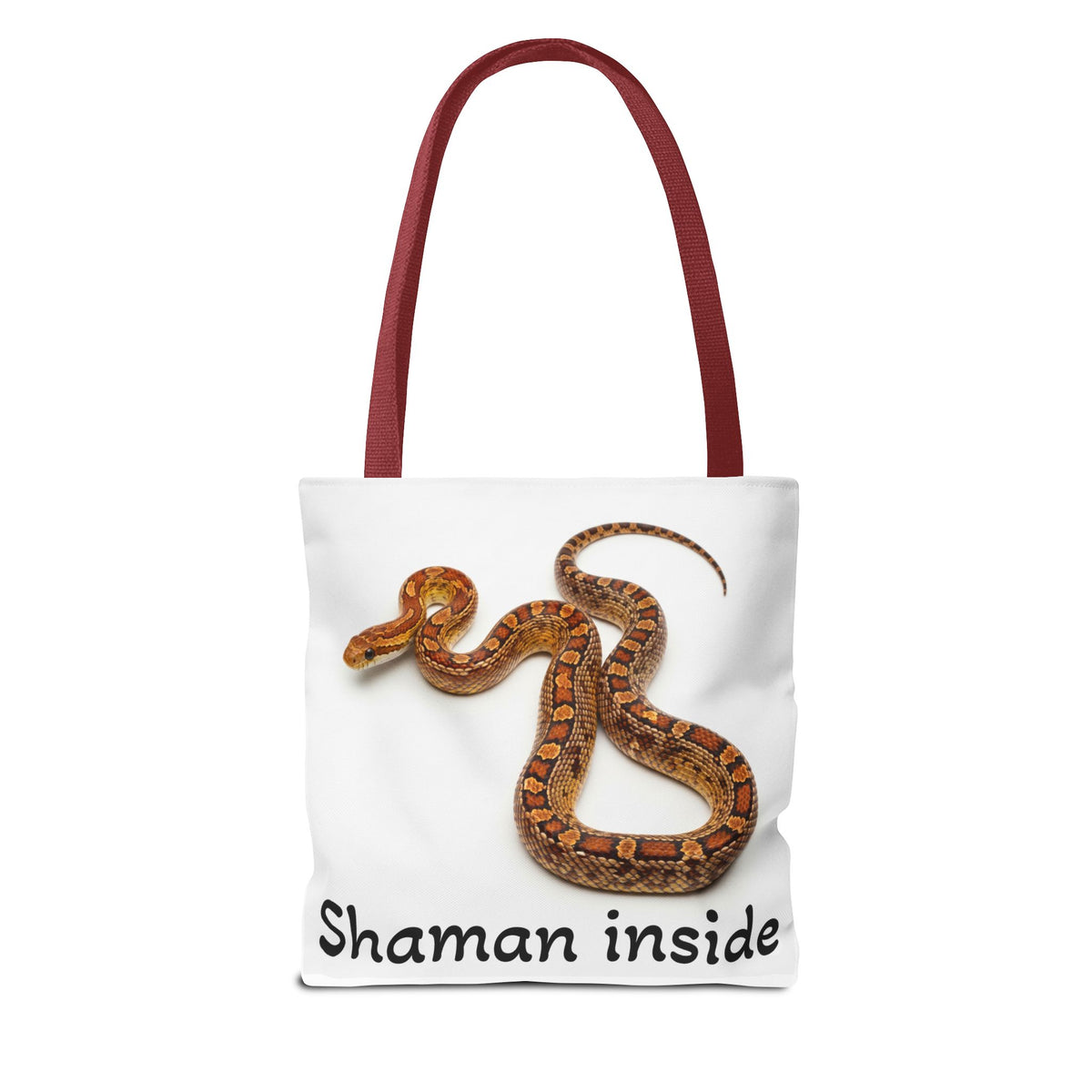 Shaman Inside Snake Tote Bag – Boho Spiritual AOP Carryall