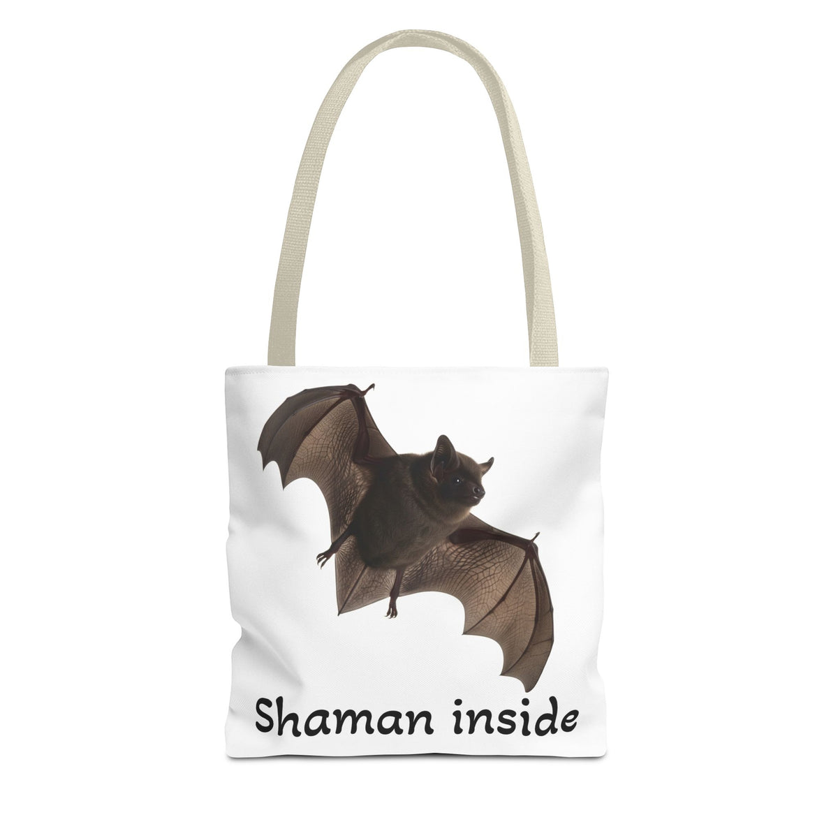 Shaman Inside Tote Bag – Bat Spirit Animal Canvas Tote