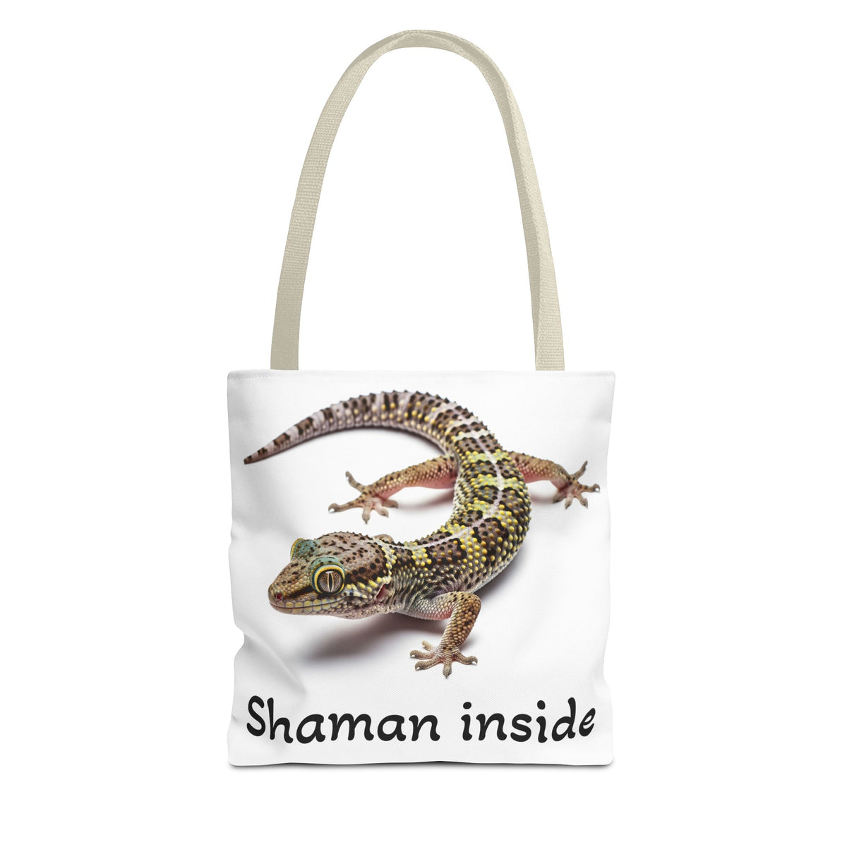 Tote — 'Shaman Inside' Gecko Graphic Tote Bag