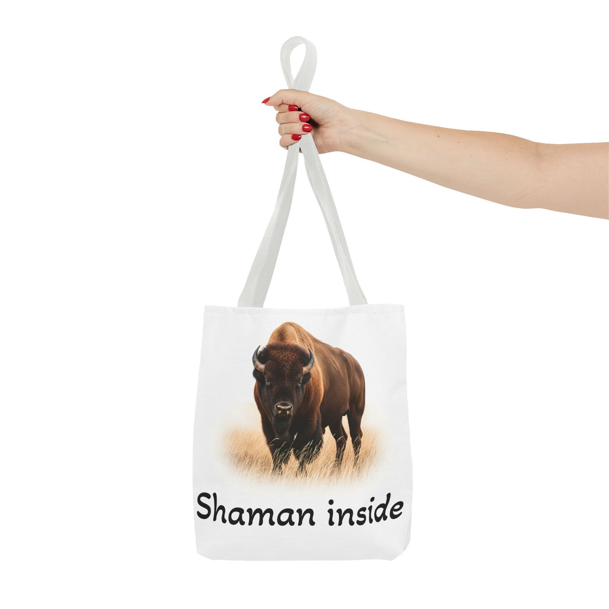 Buffalo 'Shaman Inside' Tote Bag