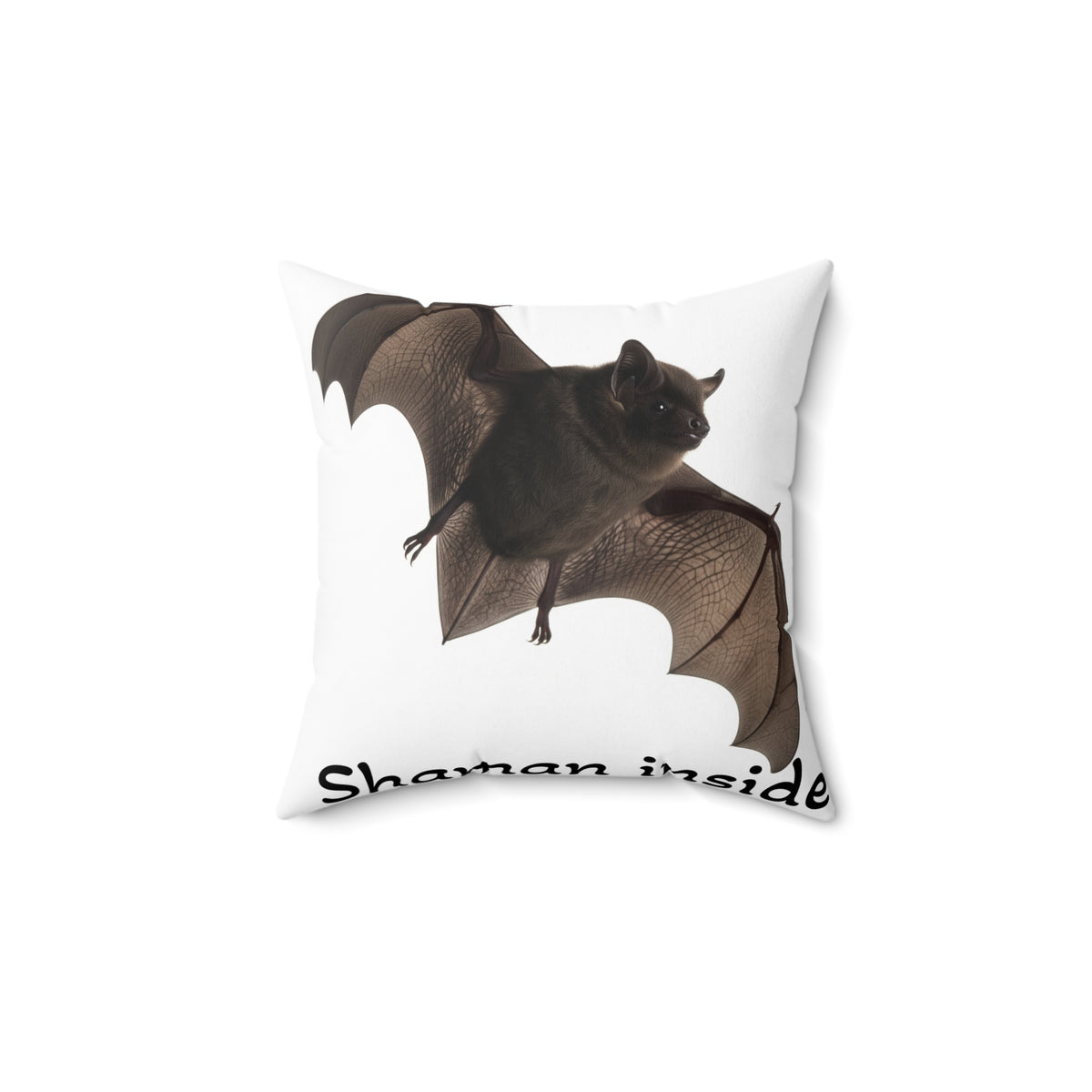 Flying Bat Decorative Pillow - Halloween Animal Accent Cushion