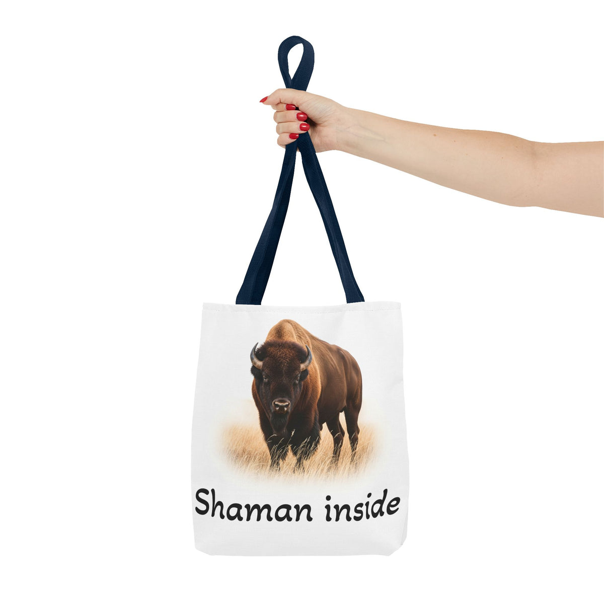 Buffalo 'Shaman Inside' Tote Bag