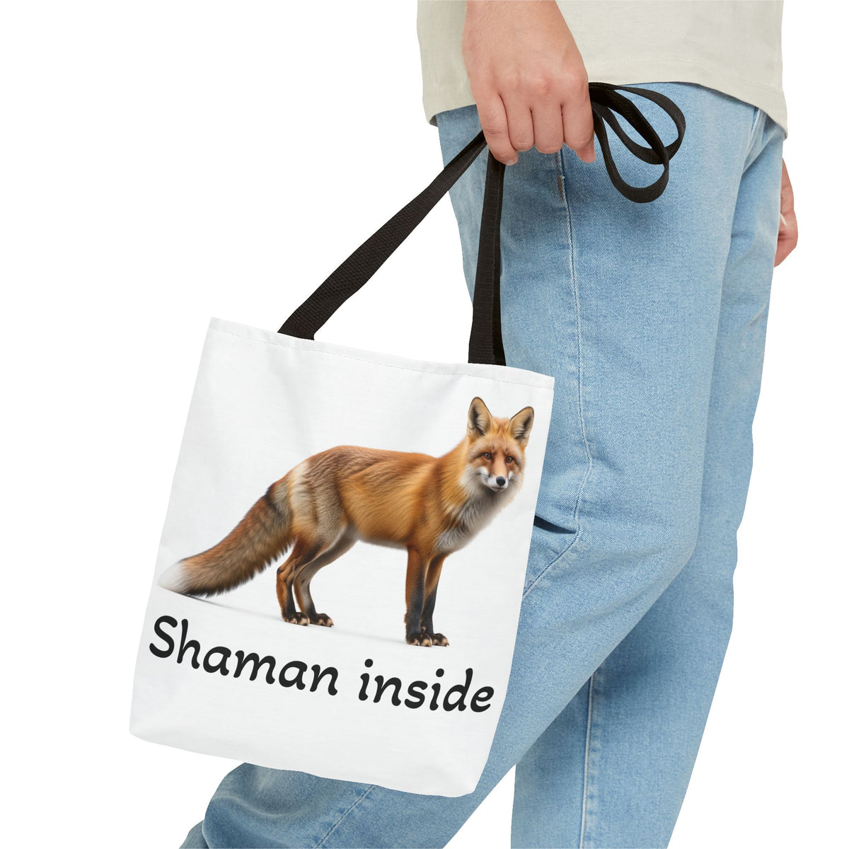 Fox 'Shaman Inside' Tote Bag